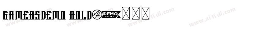 GamersDemo Bold字体转换